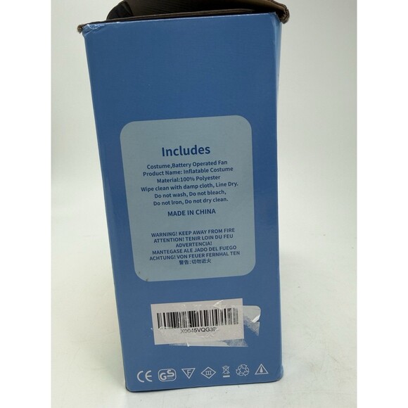 Ride On Duck Inflatable Halloween Costume Air Blow Up Kids 7-10 year Medium - Picture 9 of 11